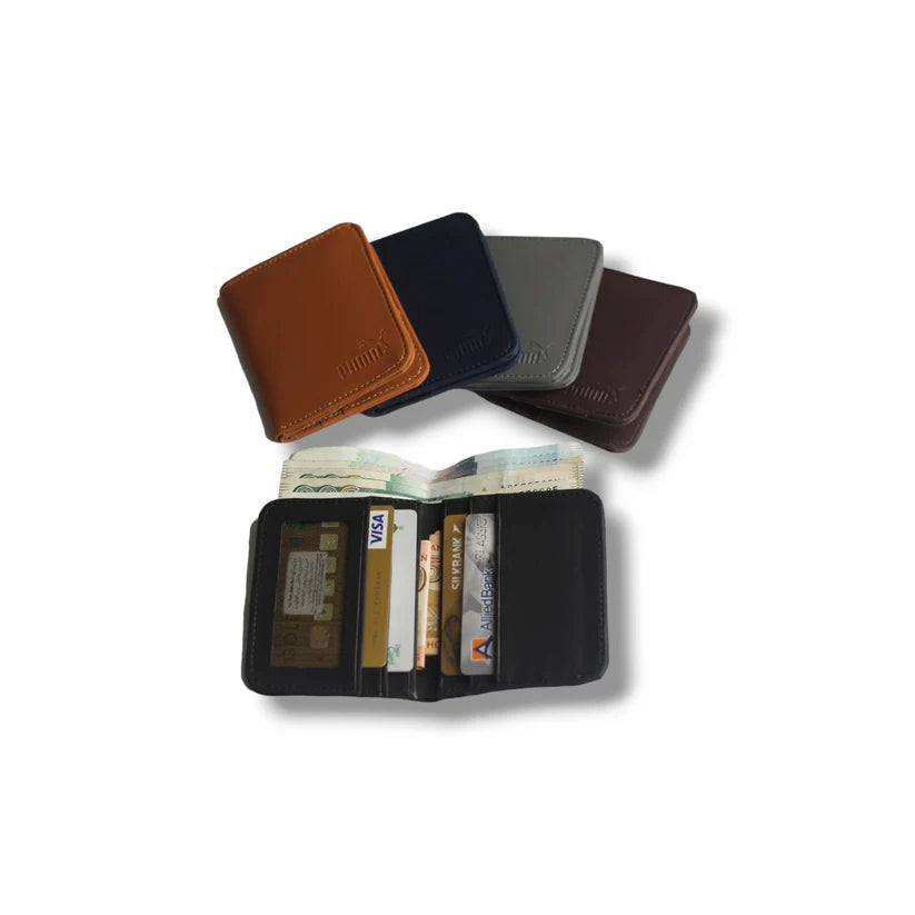 Pure Synthetic Leather Puma Wallets (Buy 1 Get 1 Free) Special Offer