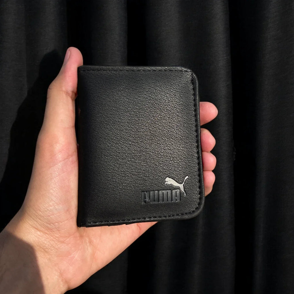 Pure Synthetic Leather Puma Wallets (Buy 1 Get 1 Free) Special Offer