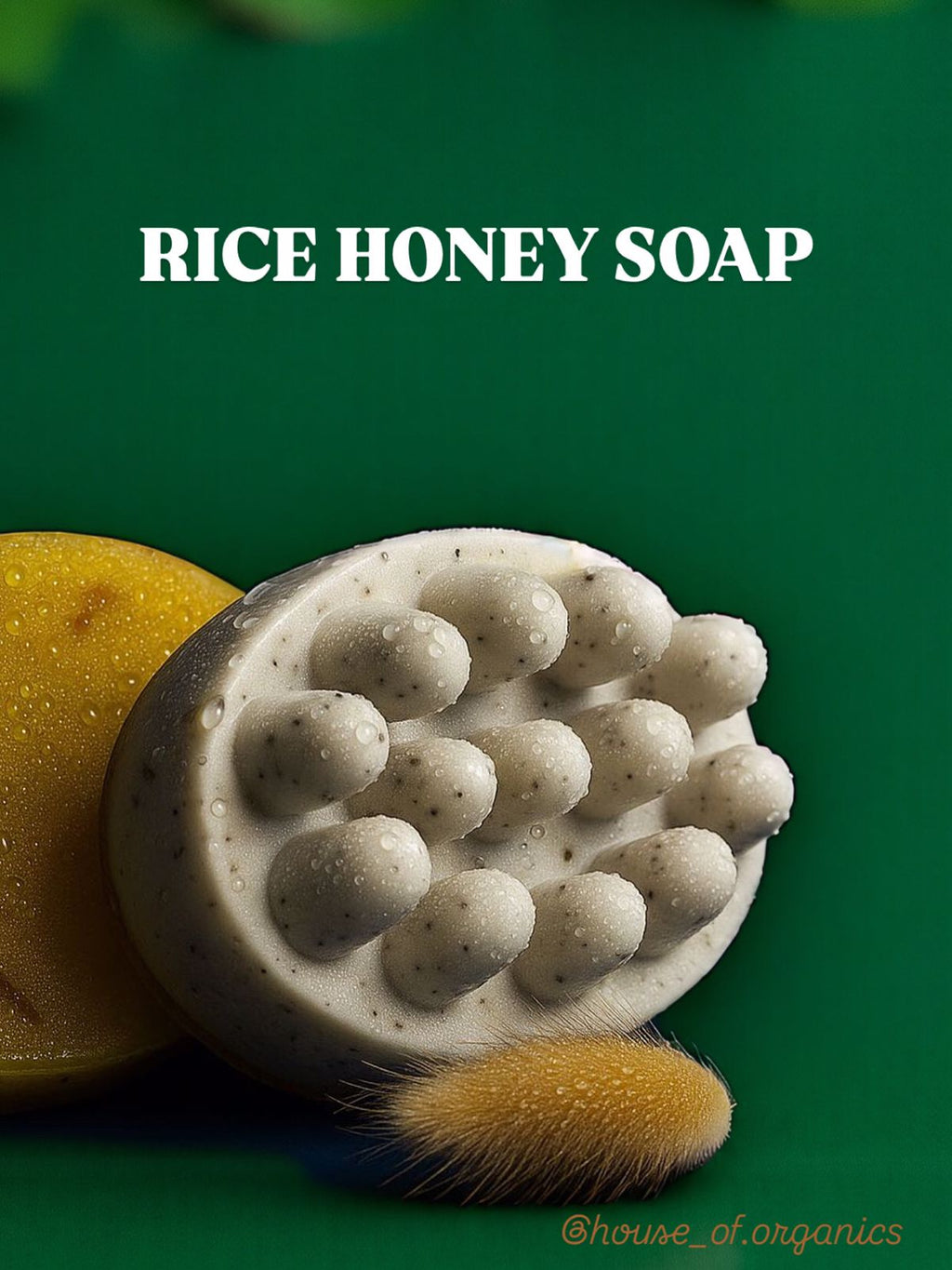 | PACK OF 2 |  Rice & Honey Handmade Soap